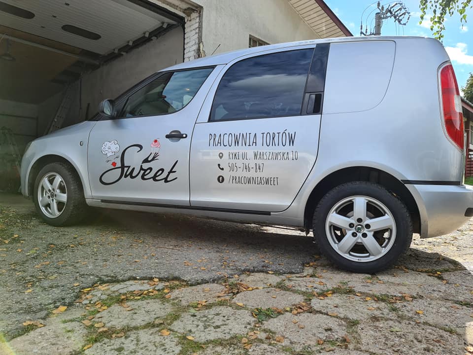 advertising on a vehicle