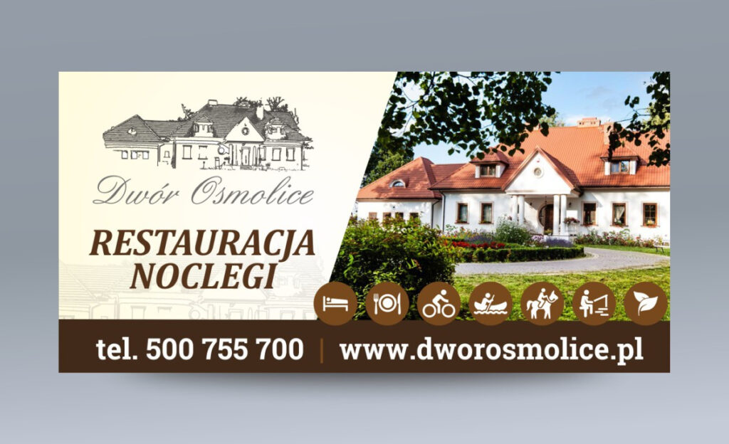 Printed advertising banner
