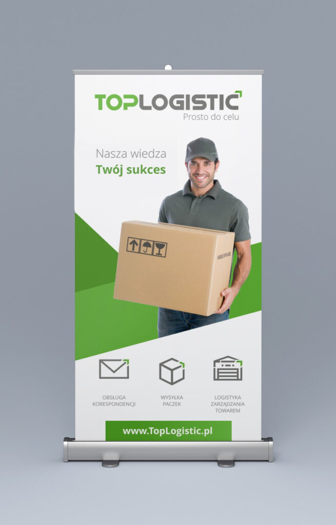 printed roll-up banner