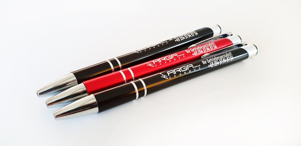 branded company pen