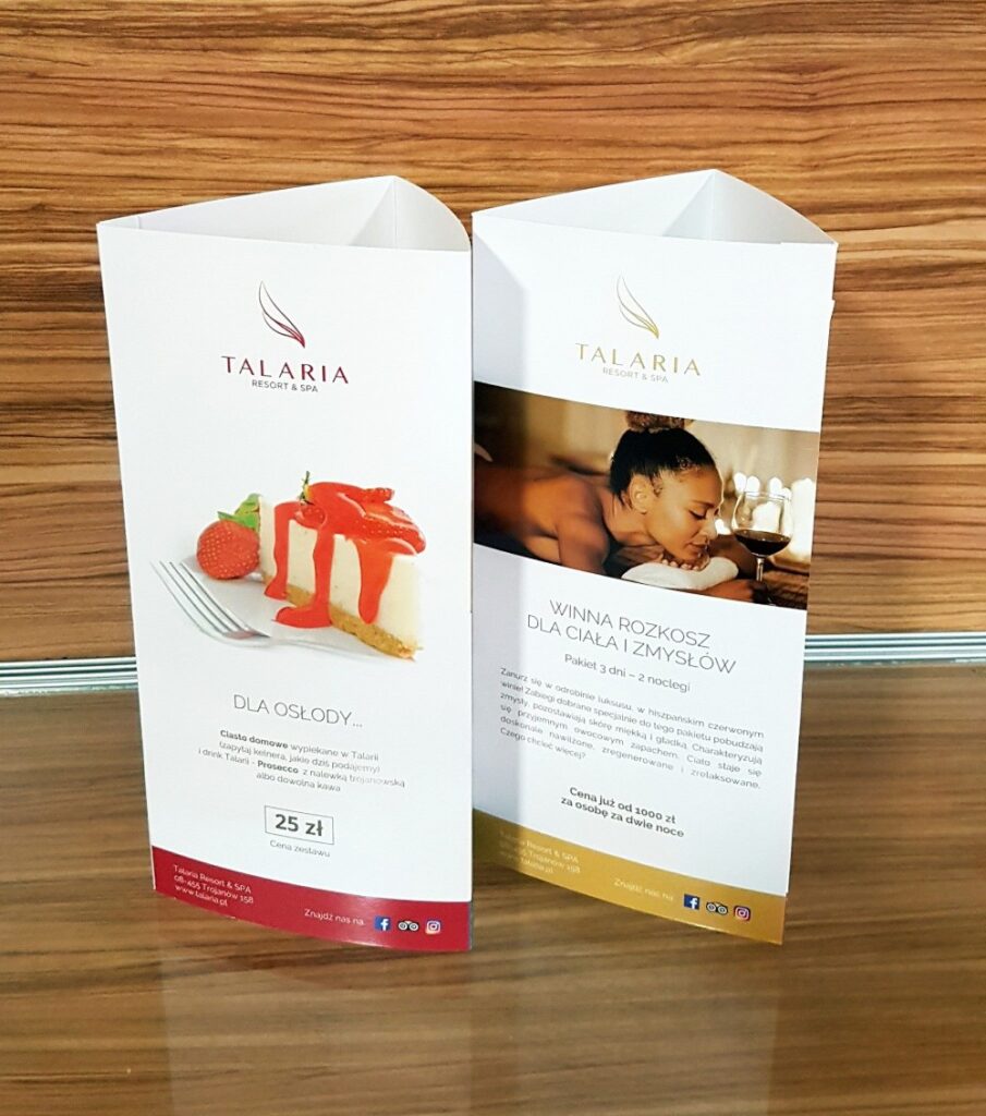 Promotional table tents