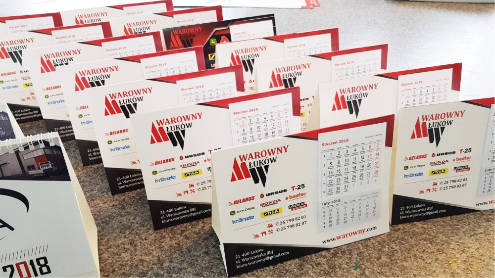 desk tent calendar