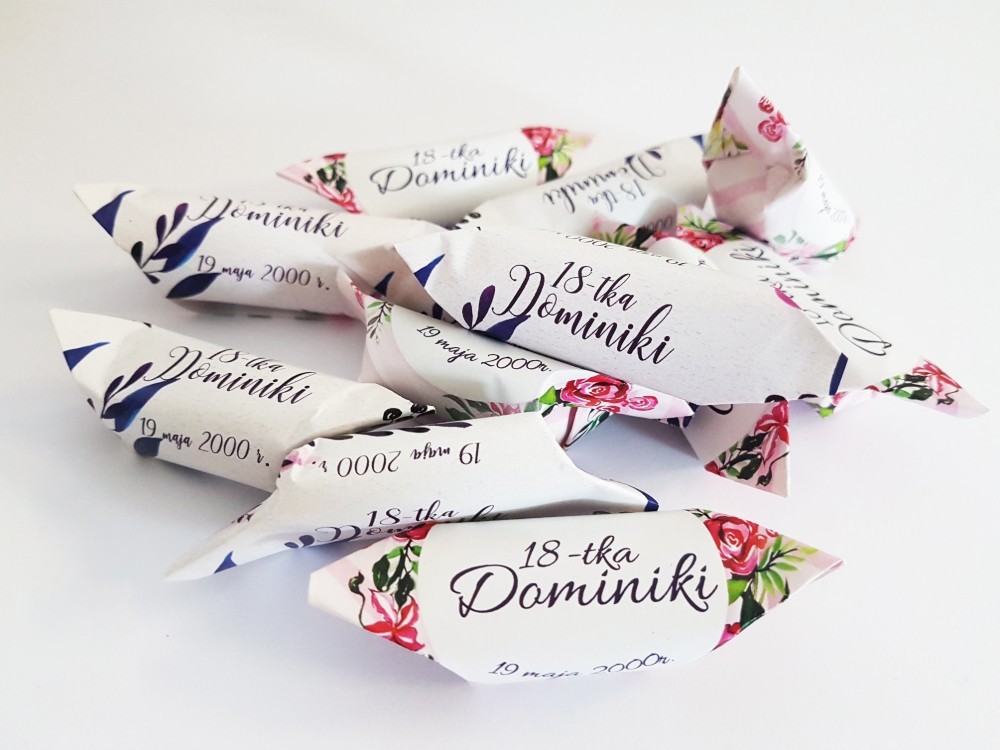 Fudge sweets with occasion wrappers