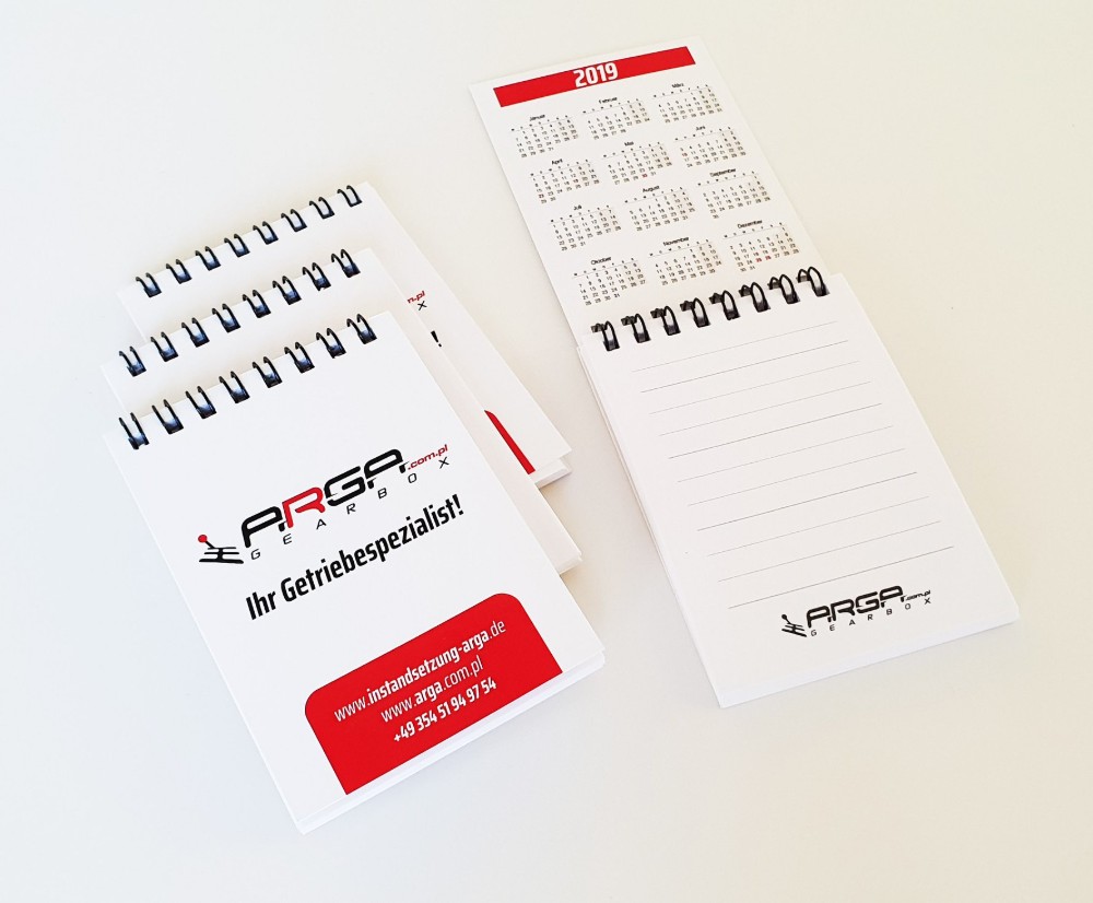 printed company note blocks