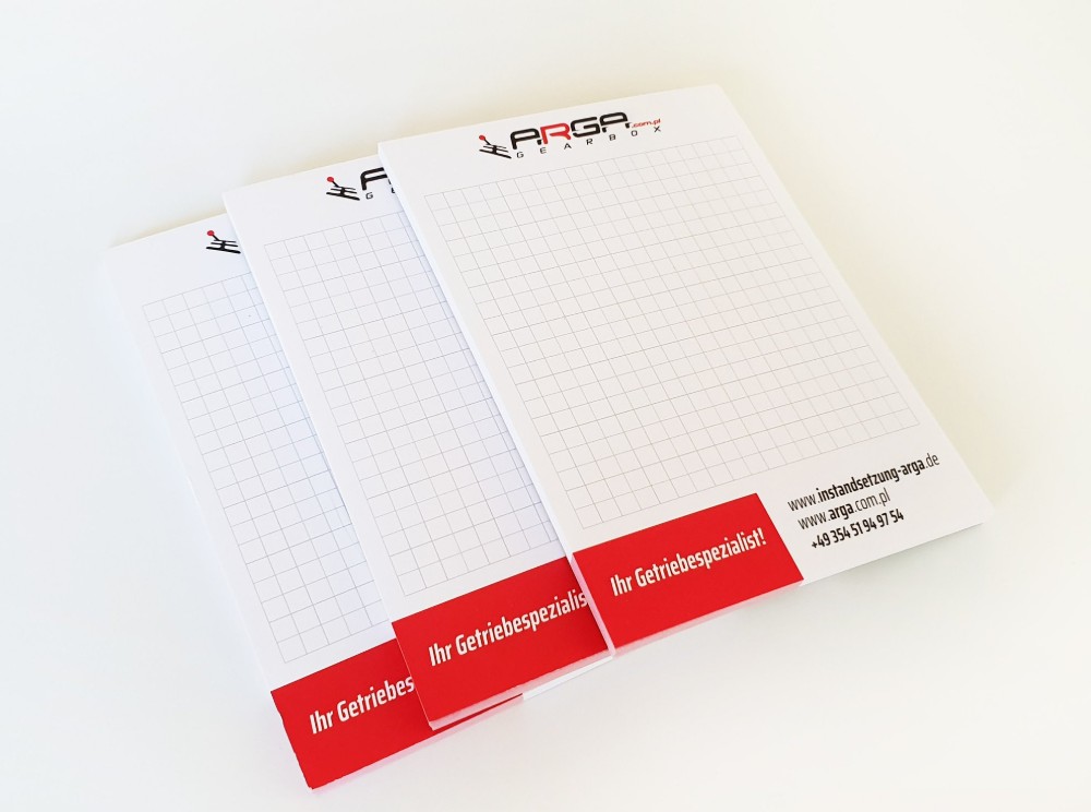 branded notepads with logo