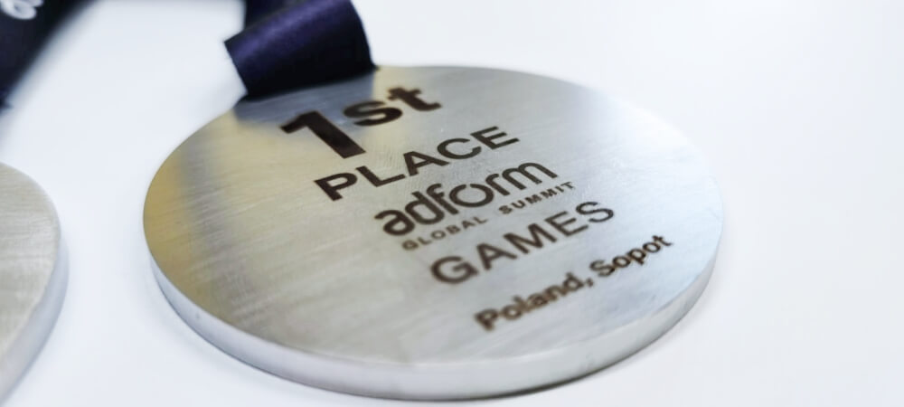 Engraved medal